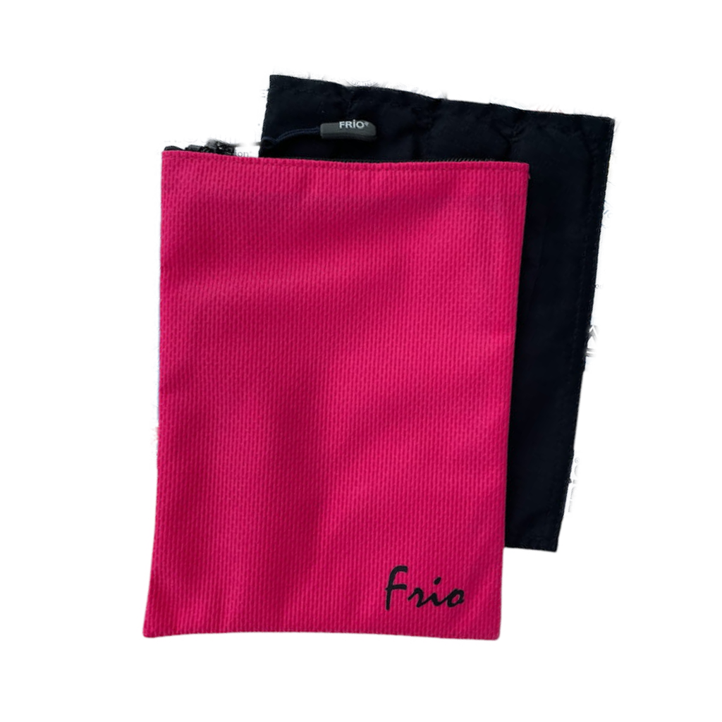 etui frio viva z zamkniem błyskawicznym w kolorze różowym