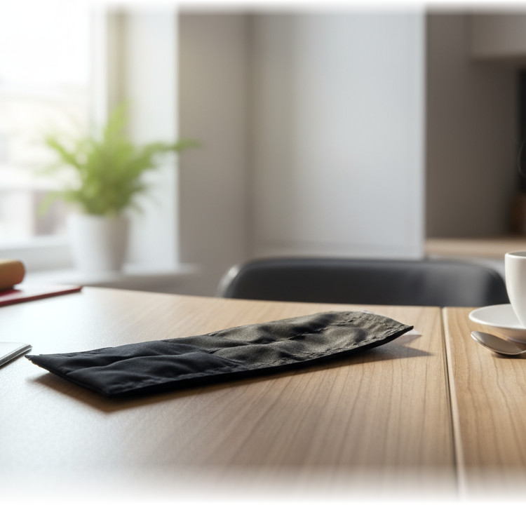 wkładka etui frio na blacie stołu w kuchni do aktywacji